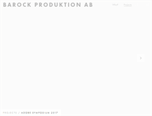 Tablet Screenshot of barockproduktion.se